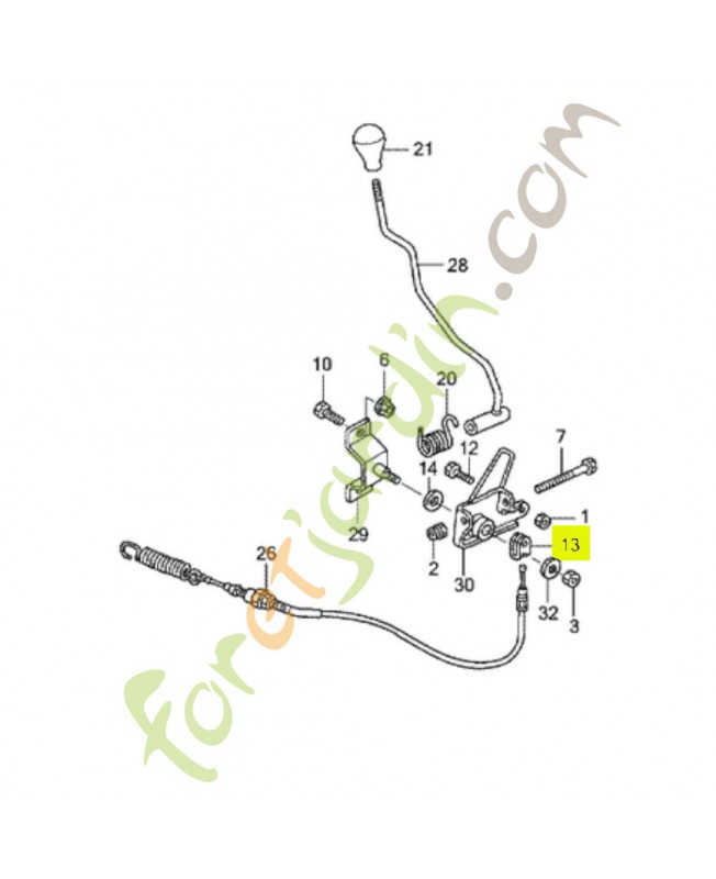 Plaque de raccord Honda 80142Y09003 et CG22061337H0