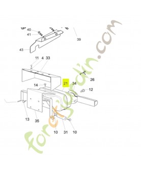 Silencieux Honda 80131Y09003 et CG18716132H0