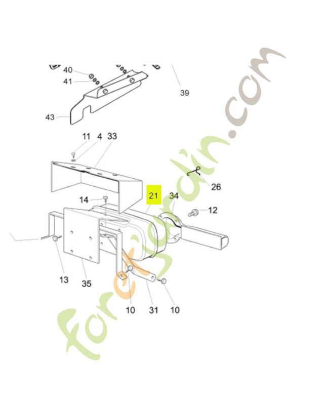 Silencieux Honda 80131Y09003 et CG18716132H0
