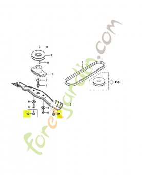 Boulon de bride10x20 réf....