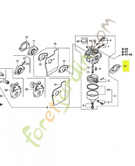 Joint de carburateur réf....