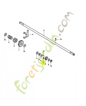 Ressort de rappel réf. Honda 42668VE2800