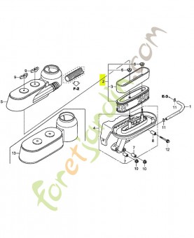 Elément de filtre a air réf. Honda 17210Z1V003
