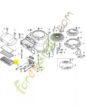 Elément de filtre a air réf. Honda 17211Z0A013