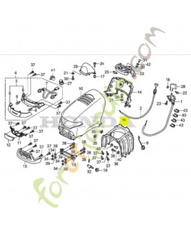 Guide d'air Honda 63728VK1E11