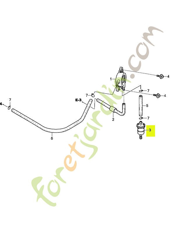 Filtre a crepine comp. es réf. Honda 16910Z6L003
