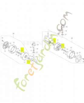 Roulement, 6x17x6 réf....