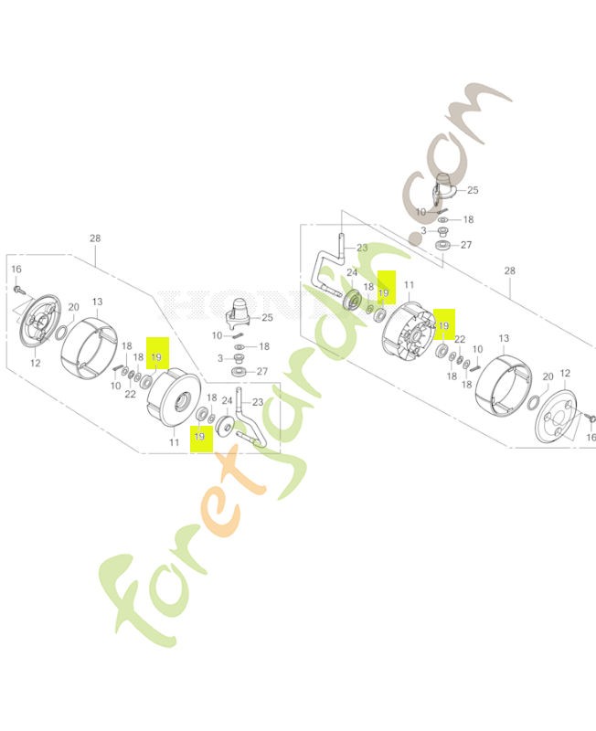 Roulement, 6x17x6 réf. Honda 91054VP7004