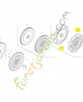 Roue- Réf. Honda 42710VP7J00