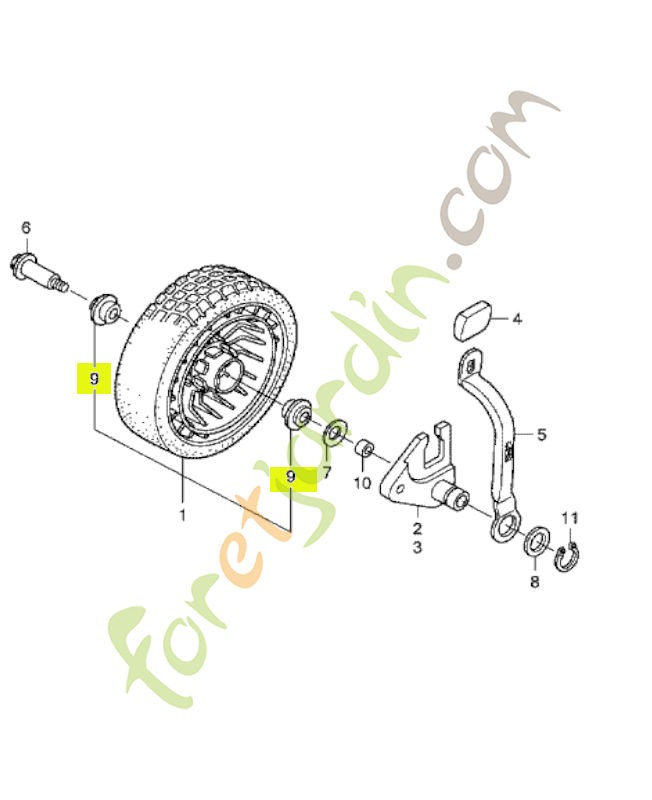 Roulement réf. Honda 91056VL0B00