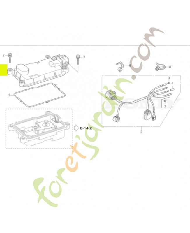 Unite de commande  Honda 34750Z5TP11