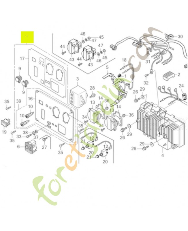 Panneau commande complet  Honda 32345Z44A90