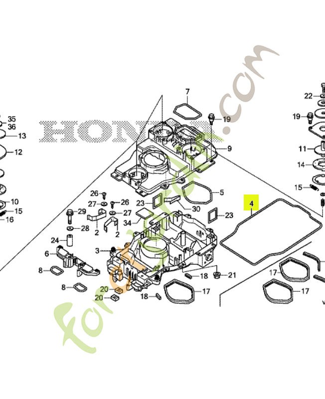 Joint  châssis réf. Honda 50103VP7000