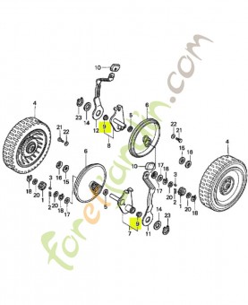 Cache-poussiere, 12.7mm réf. Honda 42944VE2801