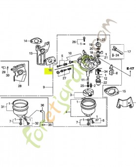 Joint de carburateur réf. Honda 16221ZH8801