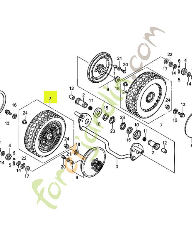 Roueréf. Honda 42710VE2M02ZE
