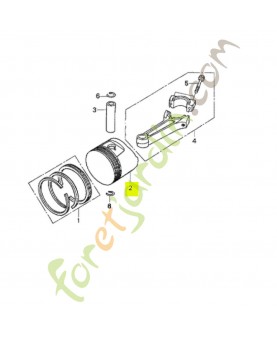 Piston (0.25)  Honda 13102ZE3W00