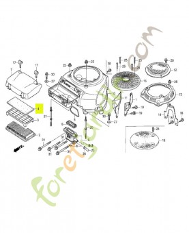 Filtre, exterieur réf. Honda 17218Z0A810