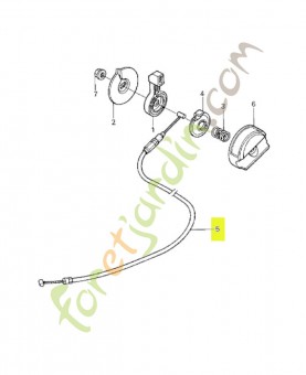Cable comp. accelerateur réf. Honda 17910VA3013
