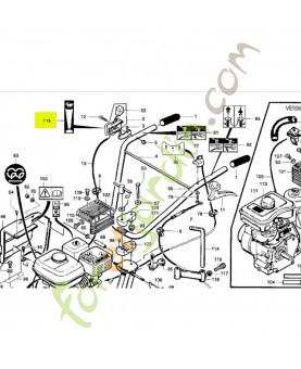 Étiquette de gaz Honda PB64668