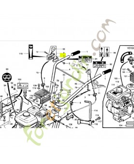 Cache manette Honda PB62754