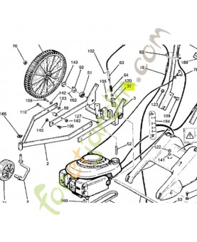 Support axe de verrouilla Honda PB25001008