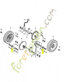 Pignon (13t) réf. Honda 42661VH7000