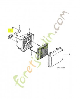 Joint de filtre a air réf. Honda 17228ZM0000