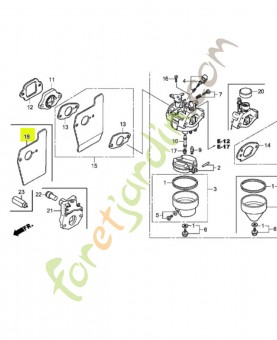 Guide d'air réf. Honda 19651Z0L000