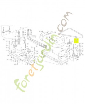 Courroie réf. Honda 80480VK1003