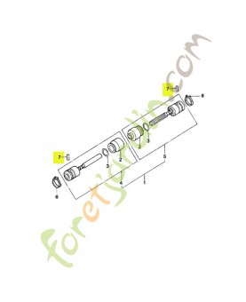 Rouleau, 4x17.8 réf. Honda 9622040178