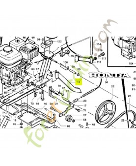 Clavette Honda référence PB12611011