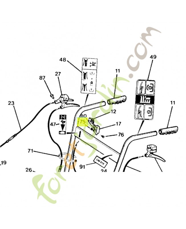 Écrou m5 Honda PB11480