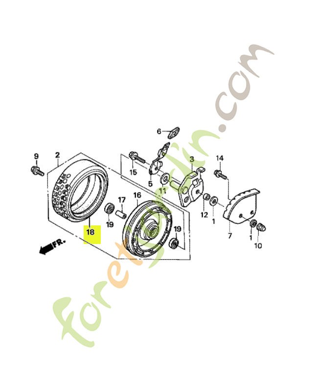 Pneu (9") réf. Honda 42861VB5802
