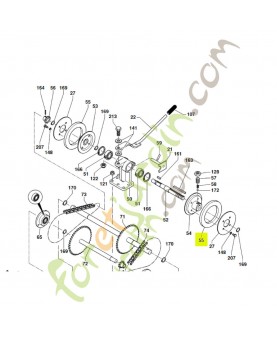 Rondelle elastomere 531008352- Pièce de détachée Husqvarna