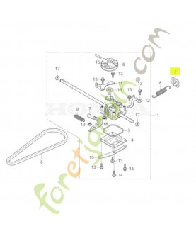 Plaque de ressort réf. Honda 21557VE0800