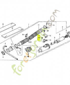 Ecrou de bride, 6mm réf. Honda 9405006000