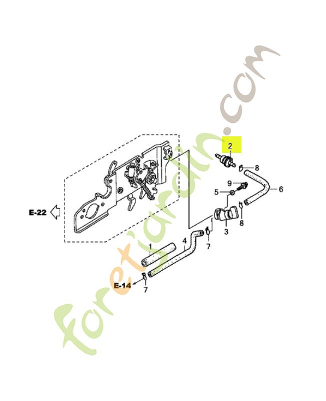 Filtre a crépine  réf. Honda 16910ZV4015
