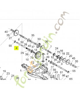 Demi-arbre LONGUEUR 11-63/64 Honda référence CG775028H0 remplace référence 80309-Y09-003