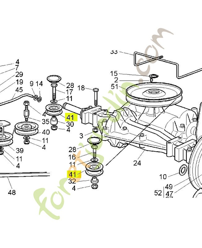 Poulie réf. Honda 22520VK1003