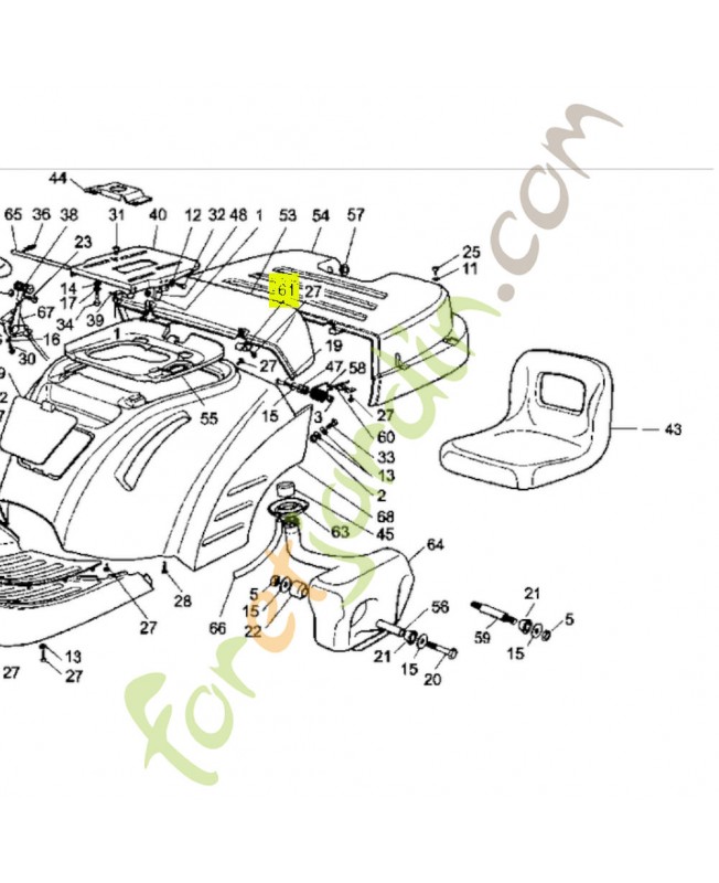 Plaque Honda référence CG27546003H0