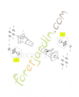 Engrenage Réf. Honda 06362-VP7-000