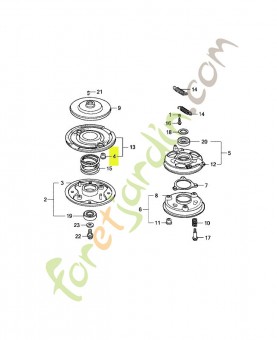 Bague de porte-lame réf. Honda 72613VA4000
