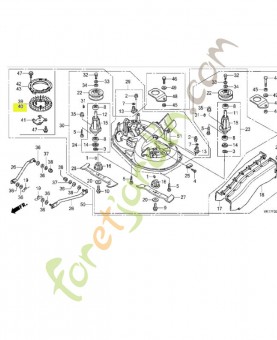 Comp. de soufflante, d. réf. Honda 72519VK1A10