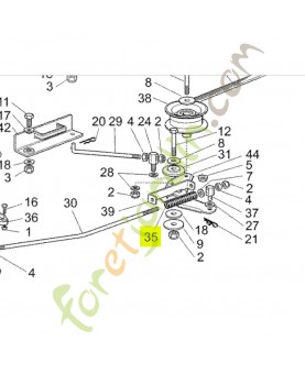 Ressort Honda référence CG27430576H0