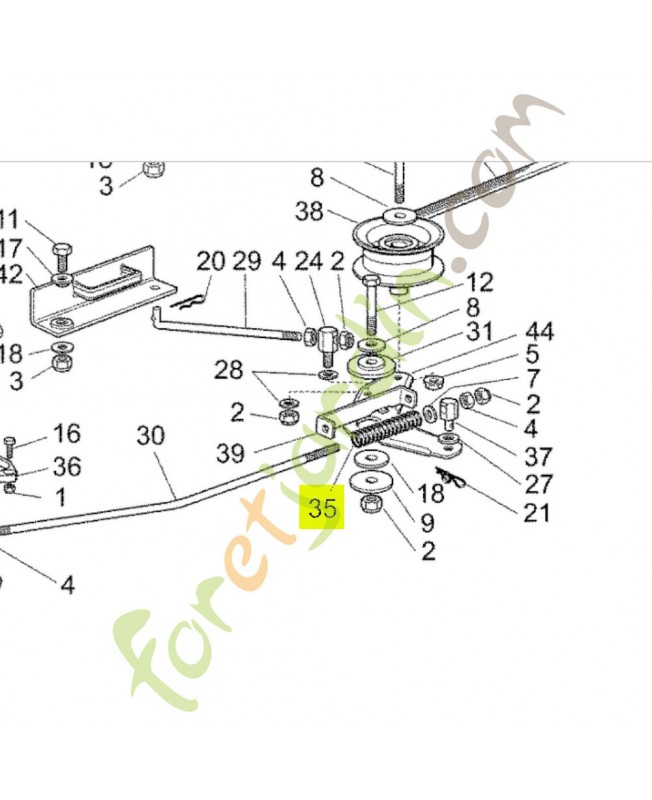 Ressort Honda référence CG27430576H0