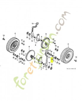 Collier d'engrenage a pig réf. Honda 91559VE2800