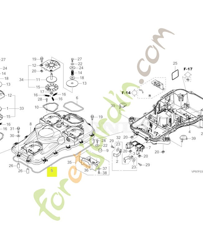Joint a, chassis réf. Honda 50103VP9000