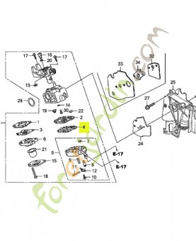 Diaphragme, pompe réf. Honda 16014ZM3004