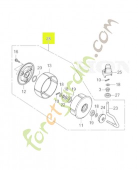 Ens. roulette réf. Honda 44700VP7A03